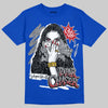 Jordan 3 "True Blue" DopeSkill T-Shirt NPC Graphic Streetwear - Royal