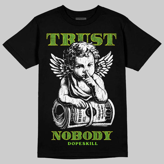 Neon Green Sneakers DopeSkill T-Shirt Trust Nobody Graphic Streetwear - black