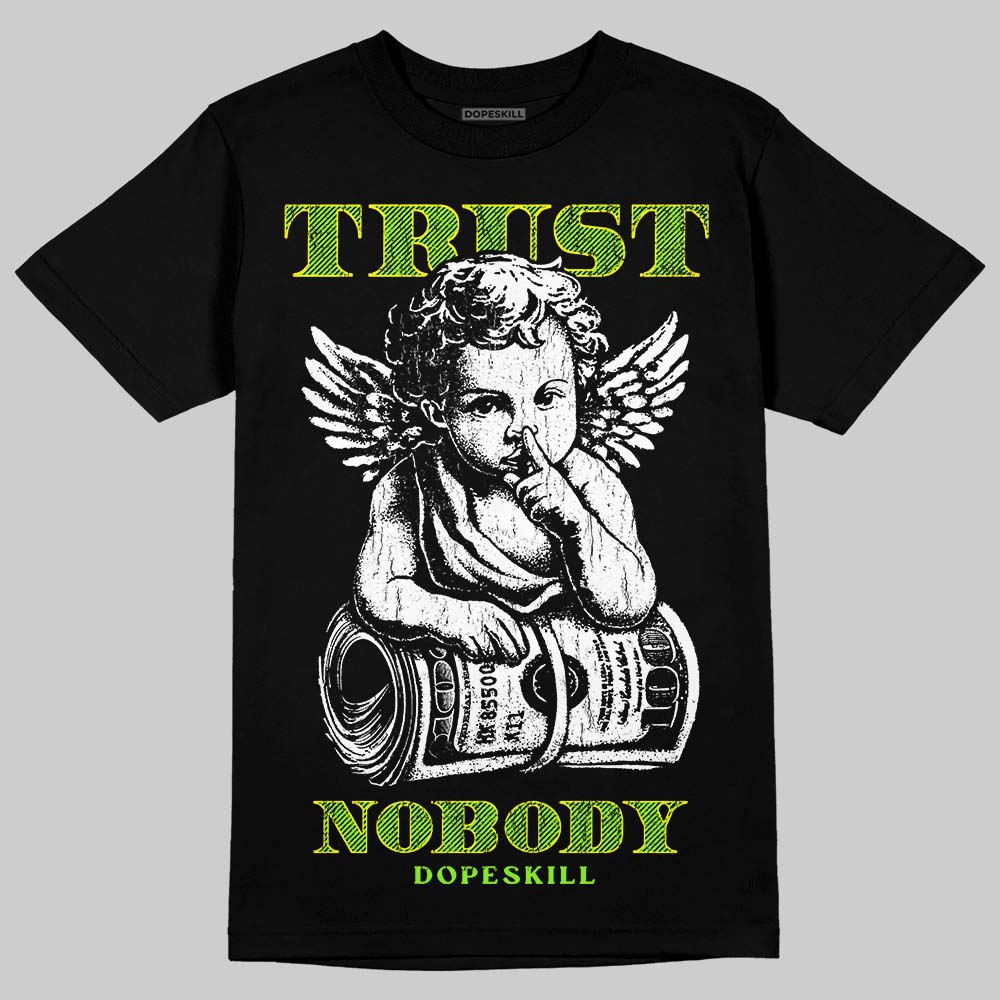 Neon Green Sneakers DopeSkill T-Shirt Trust Nobody Graphic Streetwear - black