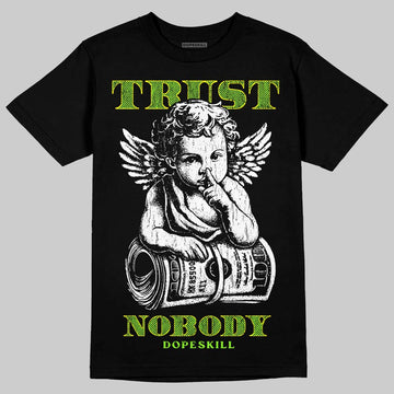 Neon Green Sneakers DopeSkill T-Shirt Trust Nobody Graphic Streetwear - black