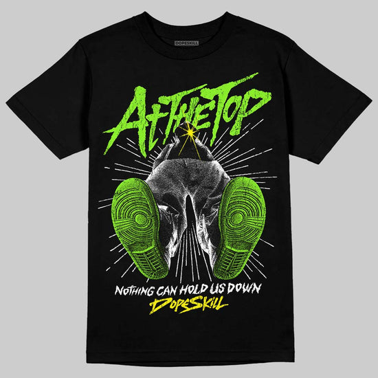 Neon Green Sneakers DopeSkill T-Shirt Nothing Can Hold US Down Graphic Streetwear - Black