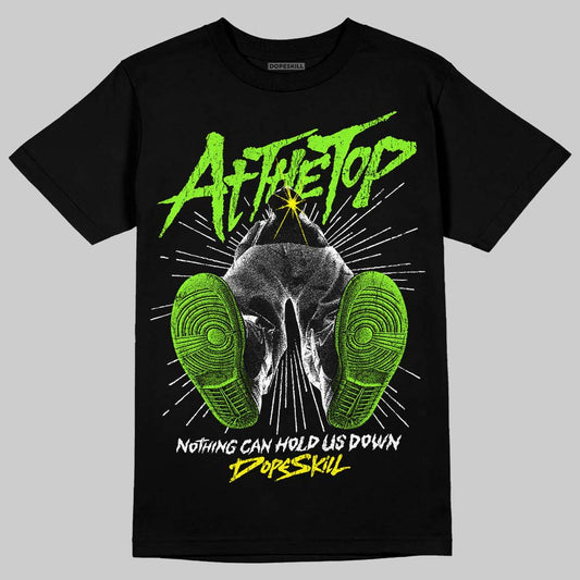 Neon Green Sneakers DopeSkill T-Shirt Nothing Can Hold US Down Graphic Streetwear - Black