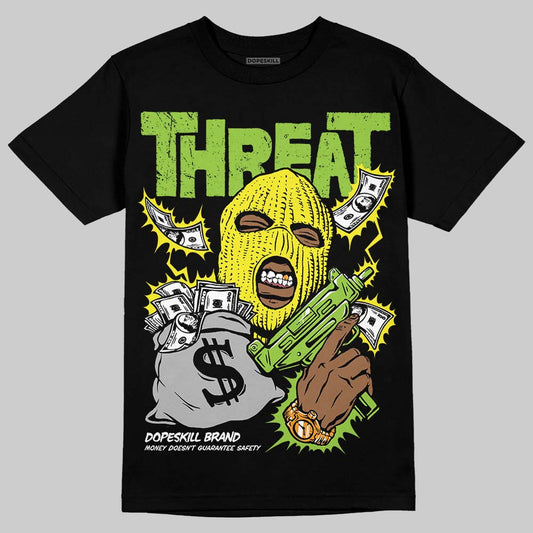 Neon Green Sneakers DopeSkill T-Shirt 
Under Threat Graphic Streetwear - Black