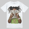 Neon Green Sneakers DopeSkill T-Shirt Rich Youth Graphic Streetwear - White