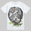 Neon Green Sneakers DopeSkill T-Shirt Money Longer Graphic Streetwear - White
