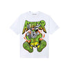 Neon Green Sneakers DopeSkill T-Shirt At The Top Graphic Streetwear - White