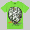 Neon Green Sneakers DopeSkill T-Shirt Money Longer Graphic Streetwear  Lime