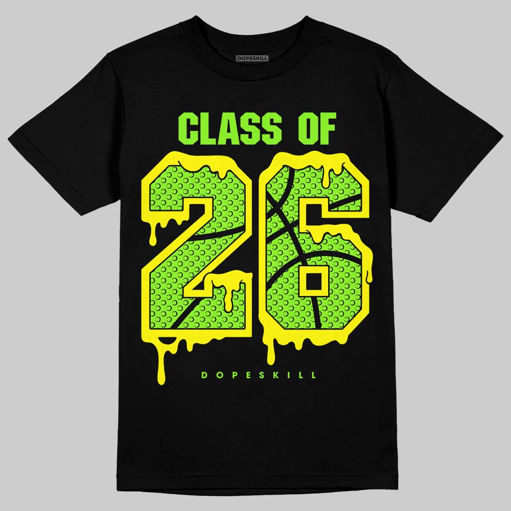 Neon Green Sneakers DopeSkill T-Shirt 26 Drip Graphic Streetwear - Black