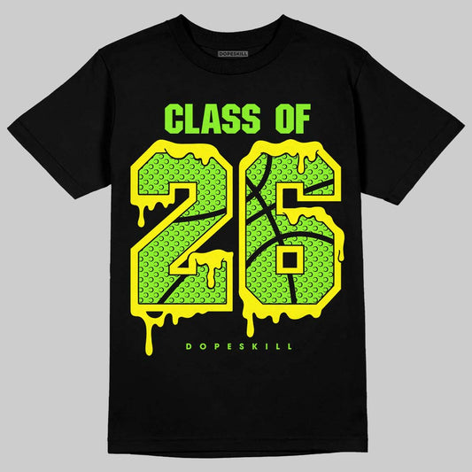 Neon Green Sneakers DopeSkill T-Shirt 26 Drip Graphic Streetwear - Black