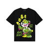 Neon Green Sneakers DopeSkill T-Shirt Make Money Graphic Streetwear - Black