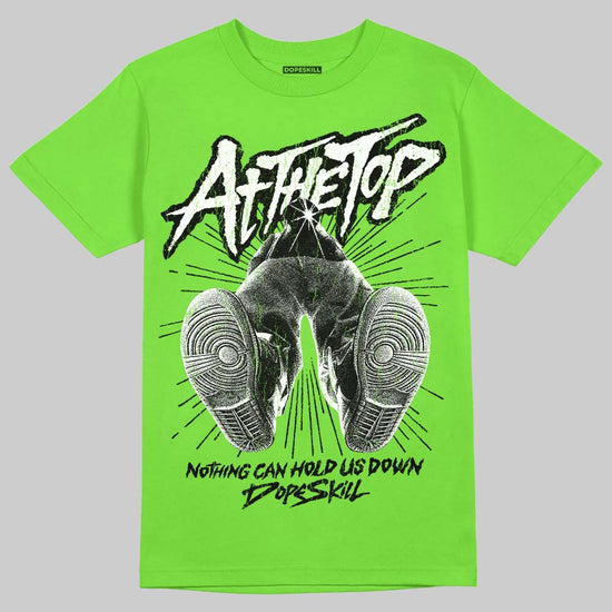 Neon Green Sneakers DopeSkill T-Shirt Nothing Can Hold US Down Graphic Streetwear - Lime