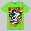 Neon Green Sneakers DopeSkill T-Shirt Drip or Die Graphic Streetwear - Lime