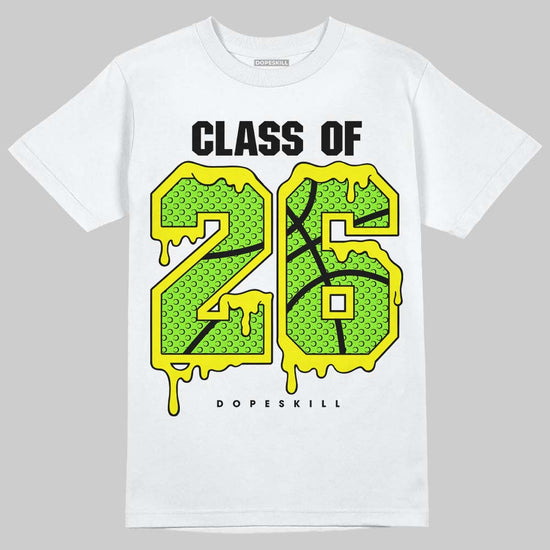 Neon Green Sneakers DopeSkill T-Shirt 26 Drip Graphic Streetwear - White