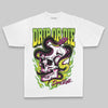 Neon Green Oversize Print Drip or Die DopeSkill Graphic Premium T-shirt Streetwear - White