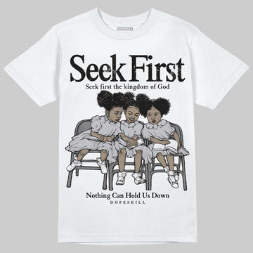 Grey Sneakers DopeSkill T-Shirt New Seek First Graphic Streetwear - White