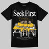 Yellow Sneakers DopeSkill T-Shirt New Seek First Graphic Streetwear - Black