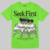 Neon Green Sneakers DopeSkill T-Shirt New Seek First Graphic Streetwear - Lime