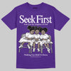 PURPLE Sneakers DopeSkill T-Shirt New Seek First Graphic Streetwear - Purple
