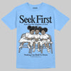 University Blue Sneakers DopeSkill T-Shirt New Seek First Graphic Streetwear - carolina Blue