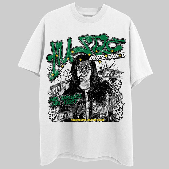 Green Sneakers DopeSkill T-Shirt No Money No Lust Graphic Streetwear - White