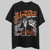 Orange, Black & White Sneakers DopeSkill T-Shirt No Money No Lust Graphic Streetwear - Black