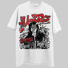 Red Sneakers DopeSkill T-Shirt No Money No Lust Graphic Streetwear - White 