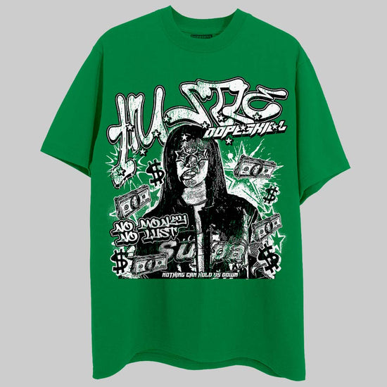 Green Sneakers DopeSkill T-Shirt No Money No Lust Graphic Streetwear - Irish Green