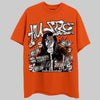 Orange, Black & White Sneakers DopeSkill T-Shirt No Money No Lust Graphic Streetwear - Orange
