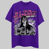 PURPLE Sneakers DopeSkill T-Shirt No Money No Lust Graphic Streetwear - Purple