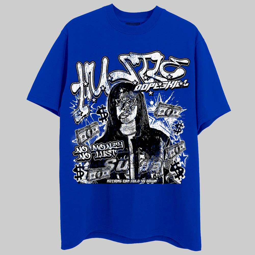 Royal Blue Collection DopeSkill T-Shirt No Money No Lust Graphic