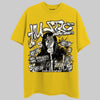 Yellow Sneakers DopeSkill T-Shirt No Money No Lust Graphic Streetwear - Gold