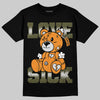 Jordan 5 "Olive" DopeSkill T-Shirt Love Sick Graphic Streetwear - Black