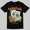 Jordan 5 "Olive" DopeSkill T-Shirt Feeling Lucky Graphic Streetwear  Black