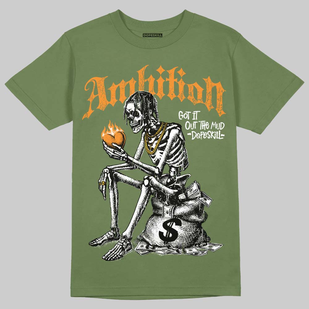 Jordan 5 Olive DopeSkill T-Shirt Ambition Graphic Streetwear - military Green