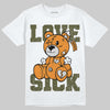 Jordan 5 "Olive" DopeSkill T-Shirt Love Sick Graphic Streetwear - White