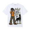 Olive Sneakers DopeSkill T-Shirt My Grind Won't Let Me Lose Graphic Streetwear - White