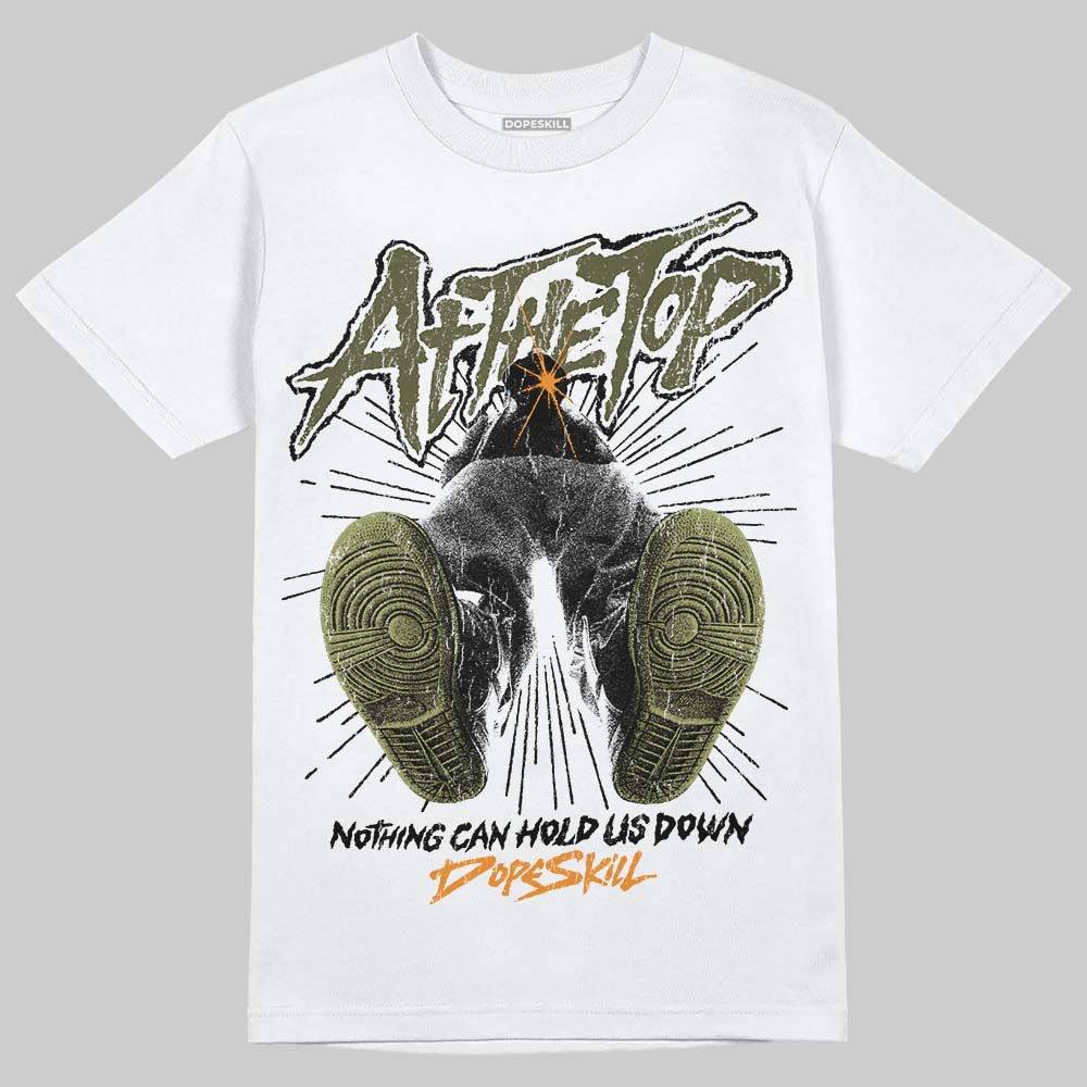 Olive Sneakers DopeSkill T-Shirt Nothing Can Hold US Down Graphic Streetwear - White