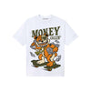 Olive Sneakers DopeSkill T-Shirt Money Callin' Graphic Streetwear - White