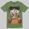 Olive Sneakers DopeSkill T-Shirt Rich Youth Graphic Streetwear - Military Green