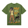Olive Sneakers DopeSkill T-Shirt My Grind Won't Let Me Lose Graphic Streetwear - Military Green