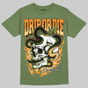 Olive Sneakers DopeSkill T-Shirt Drip or Die Graphic Streetwear - Military Green