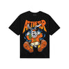 Orange, Black and White Sneakers DopeSkill T-Shirt At The Top Graphic Streetwear - black