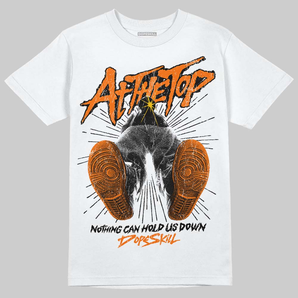 Orange Sneakers DopeSkill T-Shirt Nothing Can Hold US Down Graphic Streetwear - White