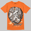 Orange, Black and White Sneakers DopeSkill T-Shirt Money Longer Graphic Streetwear - Orange