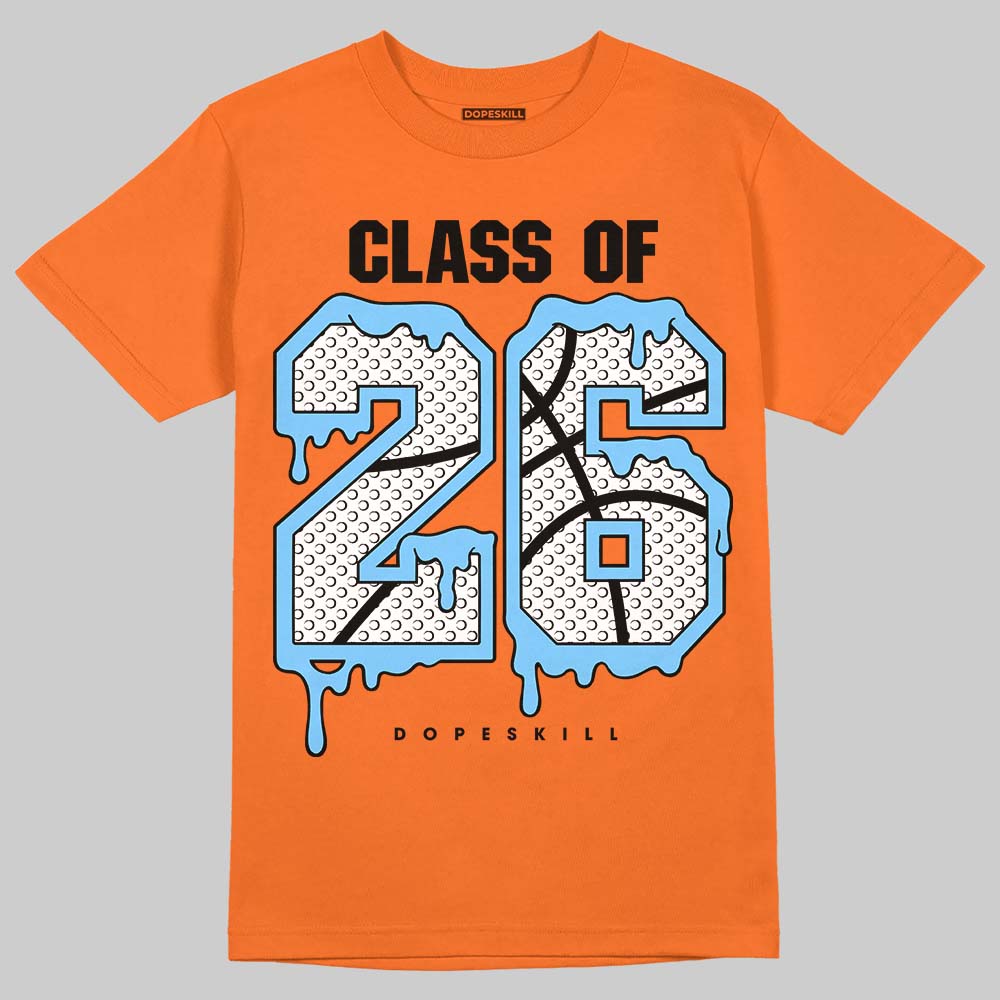 Orange, Black and White Sneakers DopeSkill T-Shirt 26 Drip Graphic Streetwear - Orange