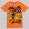 Orange, Black and White Sneakers DopeSkill T-Shirt Class of 2026 Graphic Streetwear - Orange