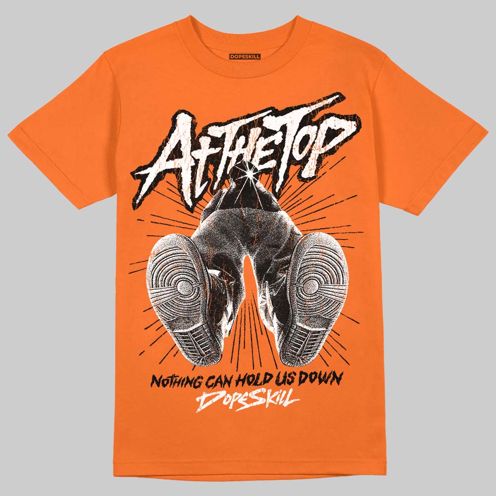 Orange Sneakers DopeSkill T-Shirt Nothing Can Hold US Down Graphic Streetwear - Orange