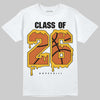 Orange, Black and White Sneakers DopeSkill T-Shirt 26 Drip Graphic Streetwear - White