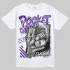 PURPLE Sneakers DopeSkill T-Shirt Pocket Change Graphic Streetwear - White