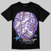 PURPLE Sneakers DopeSkill T-Shirt Money Longer Graphic Streetwear - Black